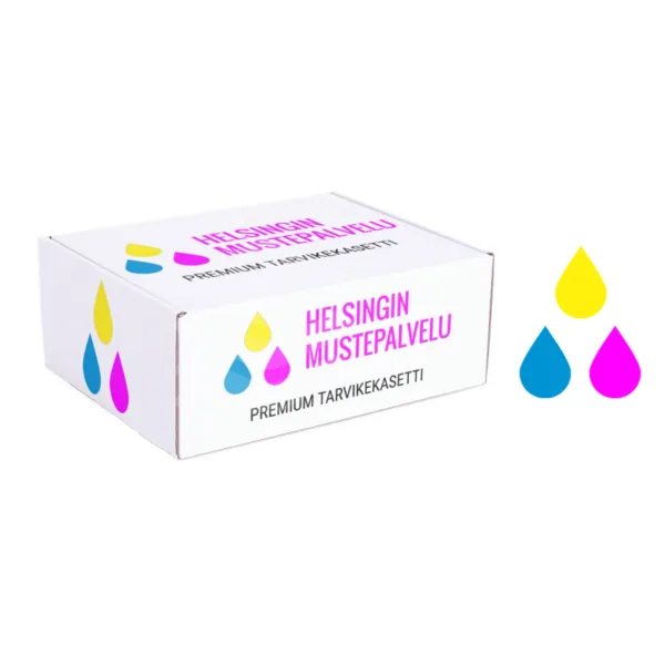 Kolmivärinen Mustekasetti korvaa HP 62XL Color