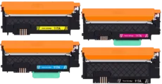 Mustekasetit korvaavat HP W2070-2073A ( 117A ) 4 kasetin värisarja